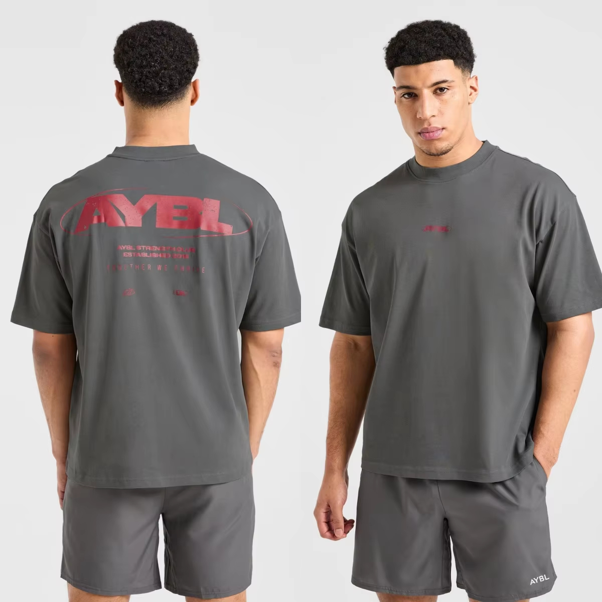Streetwear Gym Brand - Klasyczna koszulka z logo GYM, marka