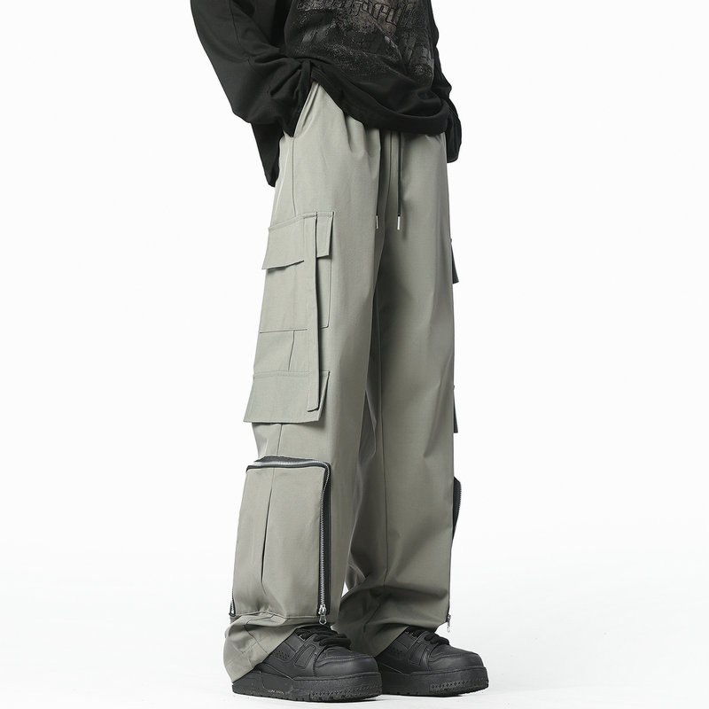 Streetwear Brand - Męskie spodnie cargo, luźne joggery, spodnie