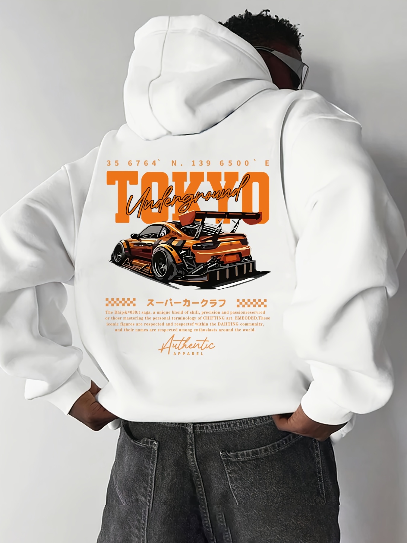 Fear Of God Essential - Męska jesienno-zimowa bluza polarowa z kapturem