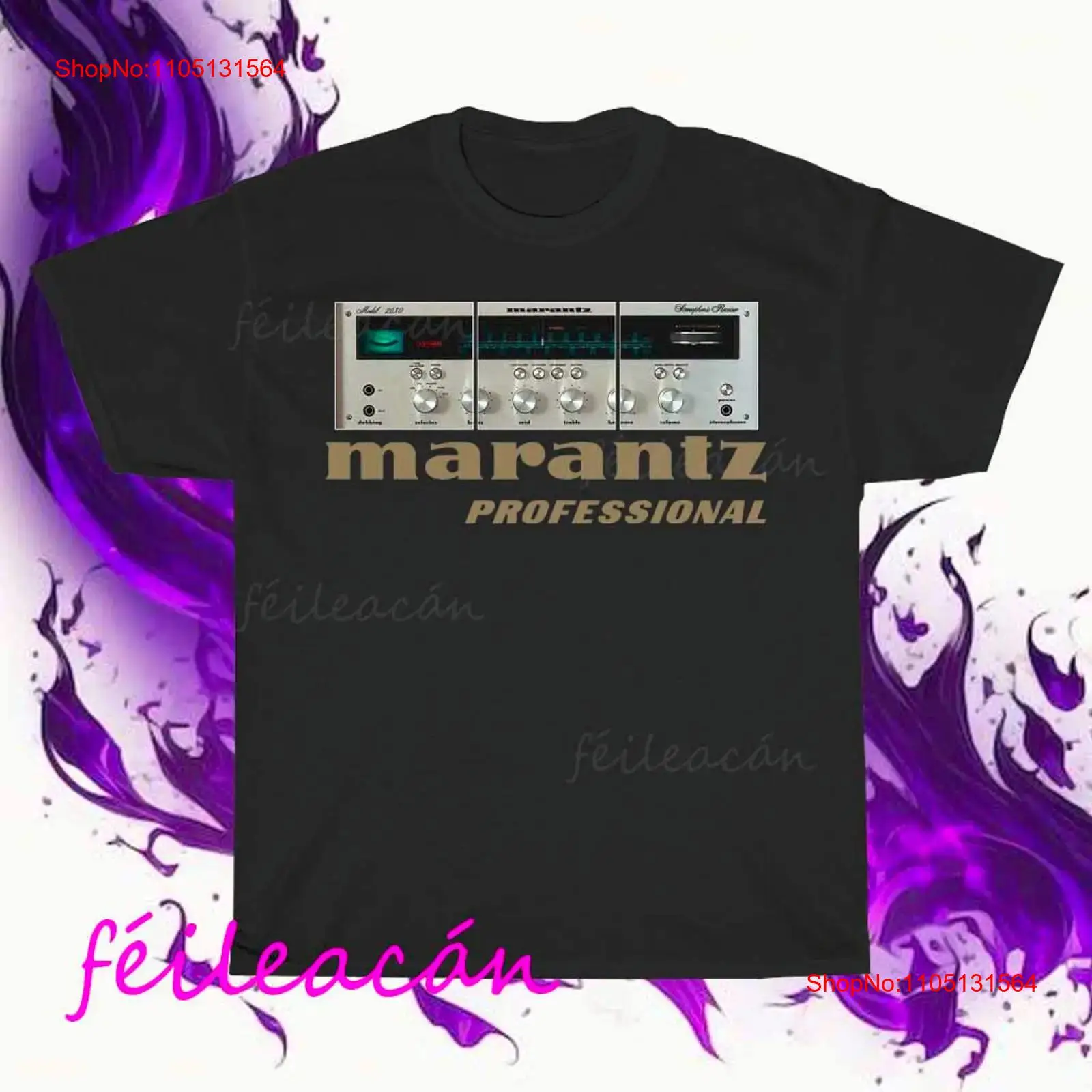 Streetwear Brand Marketing - Nowa koszulka Marantz z logo wzmacniacza,