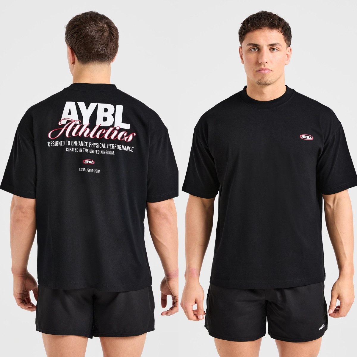 Streetwear Gym Brand - Koszulka sportowa z grafiką, oversize, bawełniana,
