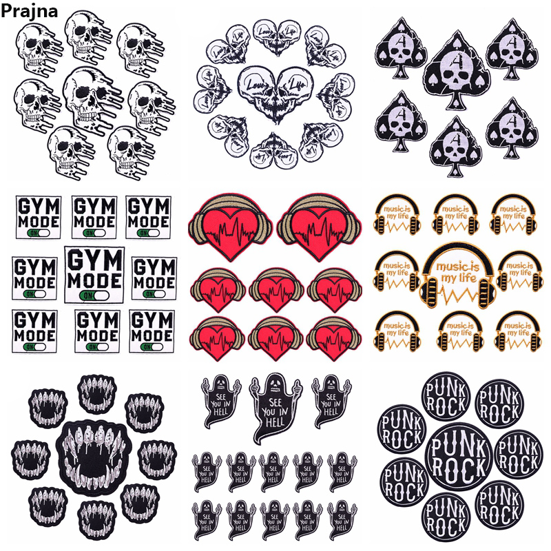 10 sztuk/partii rockowych łatk – Streetwear Brand Stickers recenzja i cena