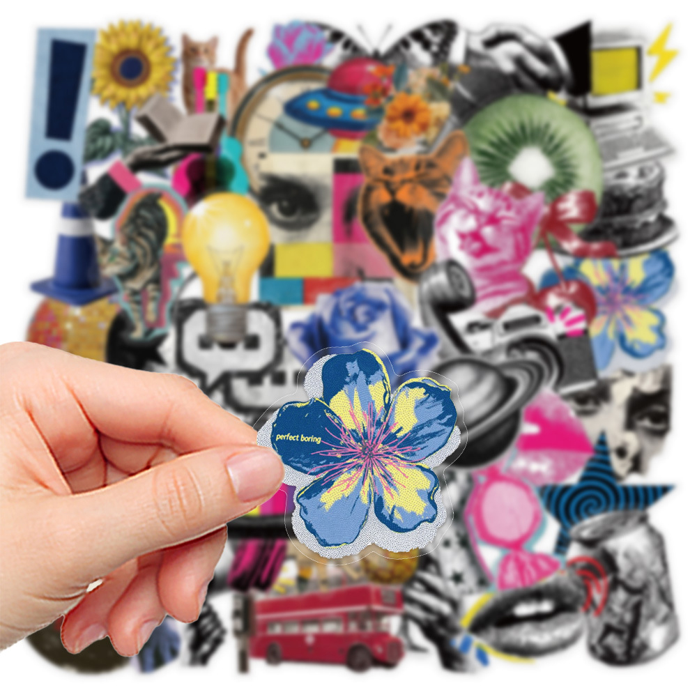 10/30/50 szt. Przezroczyste Na – Streetwear Brand Stickers recenzja i cena