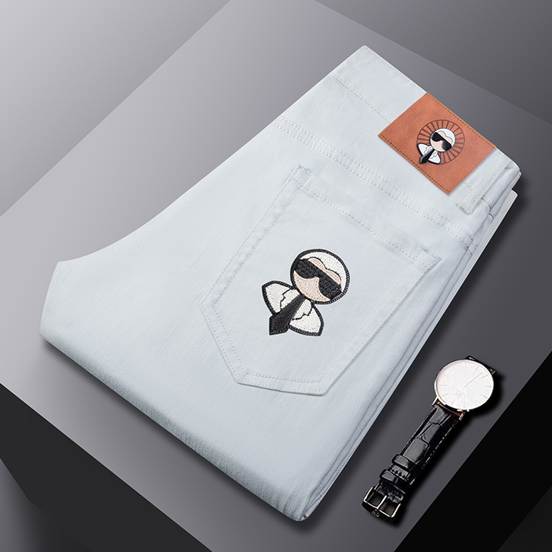 Męskie jeansy stretch, proste  – Streetwear Brand Marketing recenzja i cena