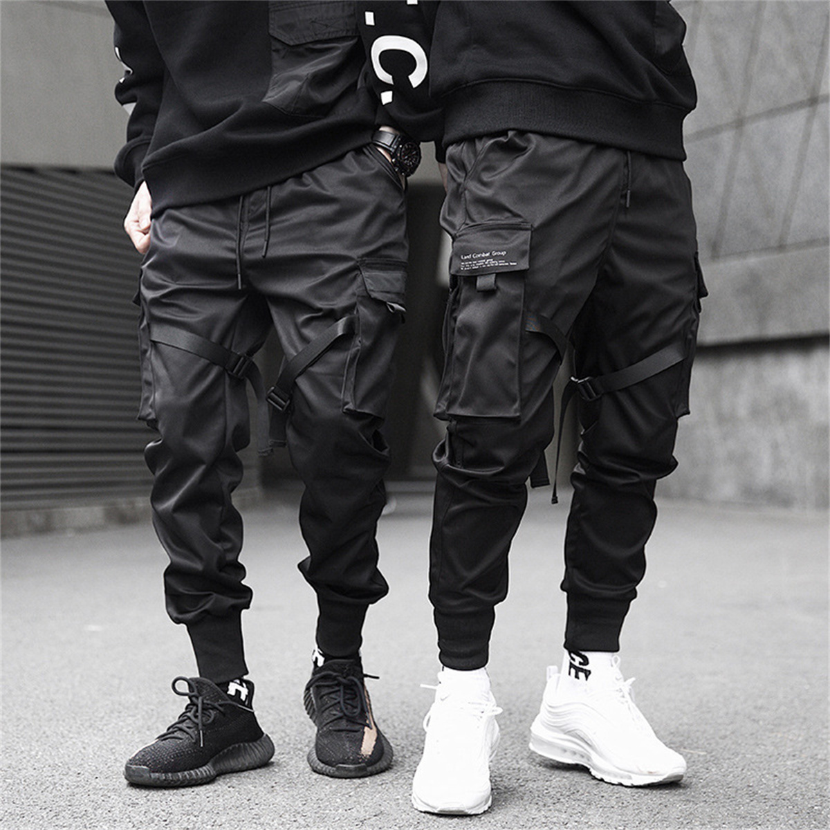 Czarne spodnie Cargo w stylu h – Streetwear Brand Marketing recenzja i cena