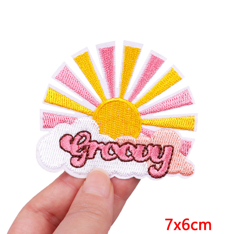 Tęczowe haftowane naszywki na  – Streetwear Brand Stickers recenzja i cena